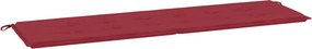 vidaXL bordó oxford szövet kerti padpárna 180 x 50 x 3 cm