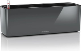 Virágtartó műanyag szürke Lechuza 40 cm x 14 x 13,5 cm