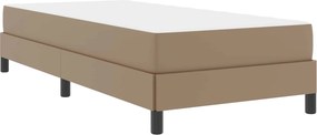 vidaXL Ágykeret matracmal Cappuccino 90 x 190 cm szövet