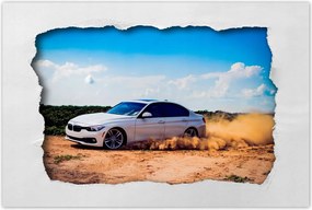 Poszterek 120x80 Bmw Drift a homokban