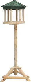 vidaXL álló tömör fenyőfa madáretető 33 x 110 cm