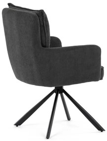 Szürke Kordbársony Étkezőszék. HC-X1128 GREY2