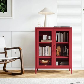 Vitrin GINA, 800 x 1015 x 400 mm, Modern: piros