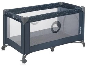 Lionelo - STEFI utazóágy, kék-szürke