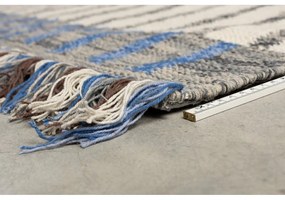 Kék-barna pamut szőnyeg 160x230 cm Hampton – Dutchbone