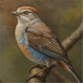 Dekoratív fotótapéta az irodába Madár portré 250x250 Ragasztó