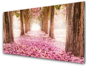 Akrilkép Fa Roses Flowers Nature 120x60 cm 2 fogas