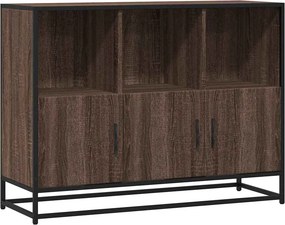 vidaXL barna tölgyszínű szerelt fa tálalószekrény 100x35x76 cm