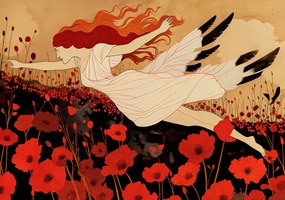 Poszter 66,5x46,5cm Aura kovácsolt a mezőn