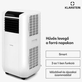 Klarstein Max Breeze Smart, mobil klíma, 15000 BTU/ó (4,4 kW), A energiahatékonysági osztály