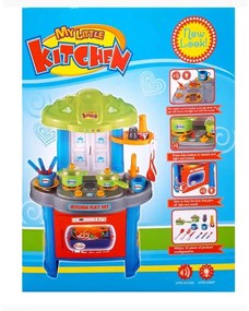 My Little Kitchen Elemes Játék Konyha Fénnyel Hanggal és Sok Élethű Funkcióval 67 Cm magas