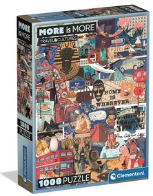 Utazás Cultures 1000 db-os Compact puzzle Clementoni