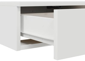Éjjeli Szekrény Fehér Mérnöki fa 150 x 36,5 x 16,5 cm Fiókok