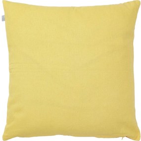 Dekoratív párnahuzat KARKIN YELLOW 45x45 cm, sárga