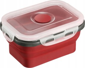 Ételtároló doboz, összecsukható, szögletes, 400 ml