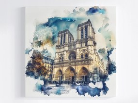 Poszter Párizs Notre Dame Székesegyház Gótikus Műemlék Kilátás 80x80