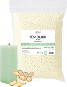 Szójaviasz Pillar Pasztillák Szabadon Álló Gyertyákhoz Természetes Vegán Diy