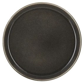 Fekete kőedény desszertes tányér ø 21 cm Gastro Grey/Grey – Bitz