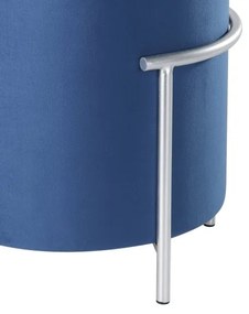 Eglo 424137 - Taburet MASHIKE 46x41 cm kék/króm