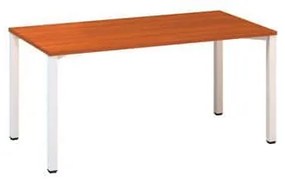 Alfa Office  Alfa 200 irodai asztal, 160 x 80 x 74,2 cm, egyenes kivitel, cseresznye mintázat, RAL9010%