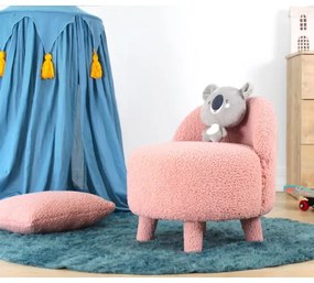 Gyerekfotel PIXI, átm. 46 cm, rózsaszín
