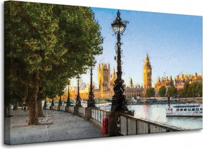 Vászonkép Pasztell London Big Ben 100x60 cm Ajándéknak is tökéletes