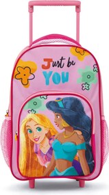 Disney Hercegnők Just You gurulós ovis hátizsák, táska 36 cm