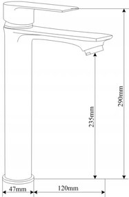 Mexen Royo fürdőgarnitúra R05, arany - 72213R05-50