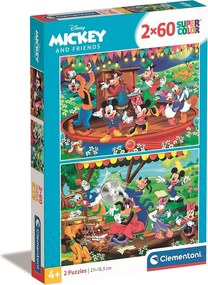 Disney Mickey Orchestra 2x60 db-os puzzle Clementoni