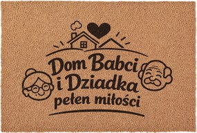 Lábtörlő Nagymama Nagypapa napja Ajándék Kókusz ajtóra 60x40