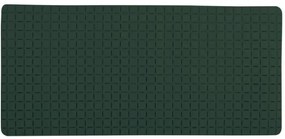 Spirella QUADRO Premium csúszásgátló fürdőkádalátét, sötétzöld, 36 x 76 cm