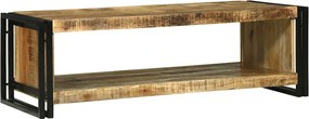 vidaXL Dohányzóasztal Barna 120 x 50 x 38 cm Tömör Mangófát
