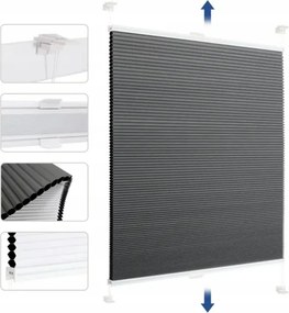 Roló Pliszírozott Sekey Méhsejt 85×120 Kétszínű Megfordítható