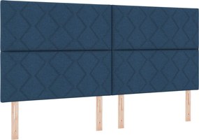 vidaXL Fejtámla Kék 200 cm szövet
