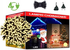 Karåcsonyfa Låmpåk fehér meleg 100 Led Karåcsonyi