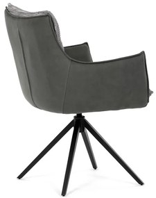 Szürke kordbársony Étkezőszék. DCH-D1345 GREY2