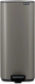 Szürke acél pedálos szemetes 30 l Bo – Brabantia