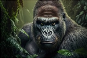 Kép - Egy gorilla portréja (90x60 cm)