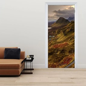 Fotótapéta ajtóra - Skót hegyek (95x205cm)