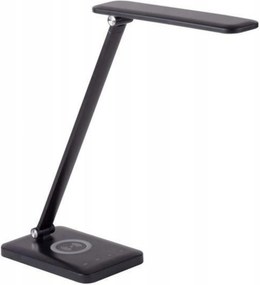 Just Light Led asztali lámpa, fekete, Qi töltés, érintésvezérelt fényerő, Cct