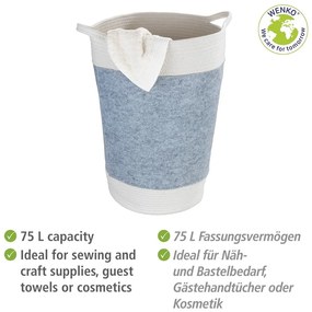 Textil szennyeskosár 75 l Bea – Wenko