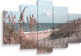 Kép - Rózsaszín strand (150x105 cm)