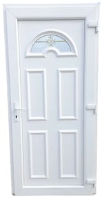 Terra -A Műanyag bejárati ajtó / fehér / 98x198  /