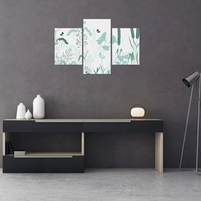 Kép - rét vektor (90x60 cm)