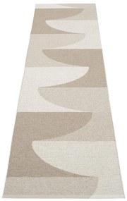 Bézs kültéri-beltéri futószőnyeg 70x270 cm Hill Dark Linen – Pappelina