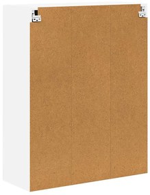 Fali konyhaszekrény Magas Fényű Fehér 80 x 31 x 100 cm Faanyag