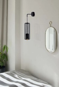 KAJA K-4934 FALCON Fekete Színű Fali Lámpa 1xGU10 10W IP20