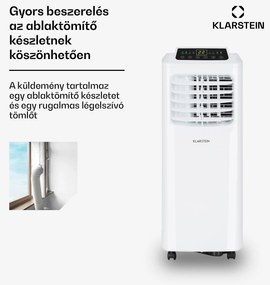 Pure Blizzard Smart 9k, mobil klíma, 9000 BTU / 2,6 kW, A energiahatékonysági osztály, távirányító