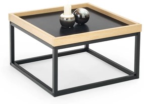VESPA S asztal, natúr / fekete