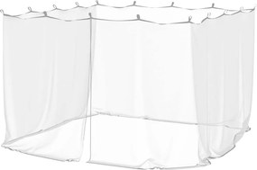 vidaXL fehér kültéri szúnyogháló 220 hálós 300 x 300 x 200 cm